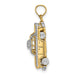 Taxi Cab Charm in Gold