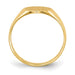 Round Signet Ring in Gold - Extra Small