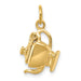 Teapot Charm in Gold