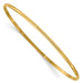 Slip-on Solid Bangle in Gold