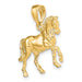 Horse Charm in Gold