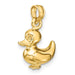 Duckling Charm in Gold