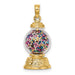 Gumball Machine Charm in Gold