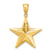 Nautical Star Charm in Gold