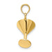 Martini Glass Charm in Gold