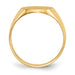 Oval Signet Ring in Gold - Small