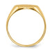 Round Signet Ring in Gold - Small