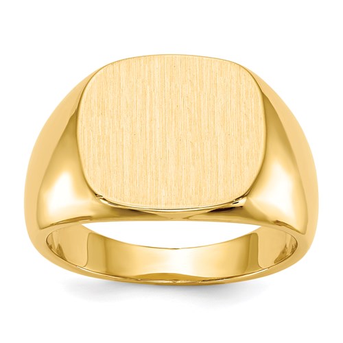 Classic Signet Ring in Gold - Large