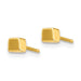 Gold Cube Earrings
